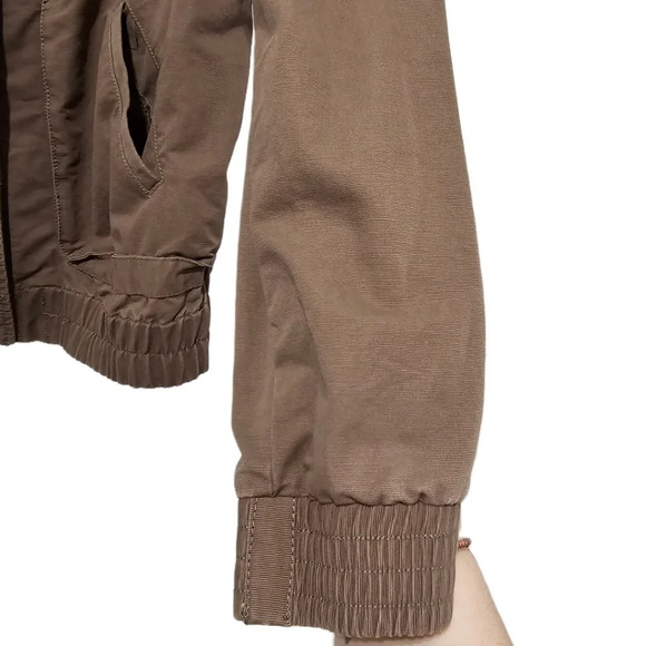 Old Navy Brown Cotton Bomber Jacket - Picture 5 of 8
